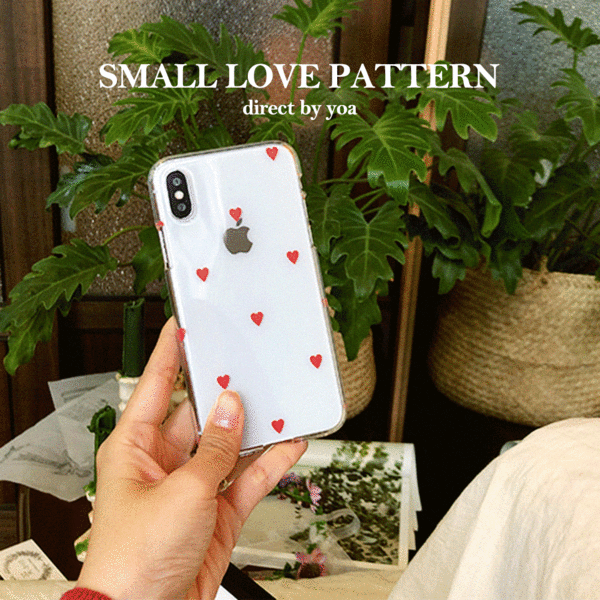 y o a, 폰케이스브랜드 [1+1] small love pattern - only iphone